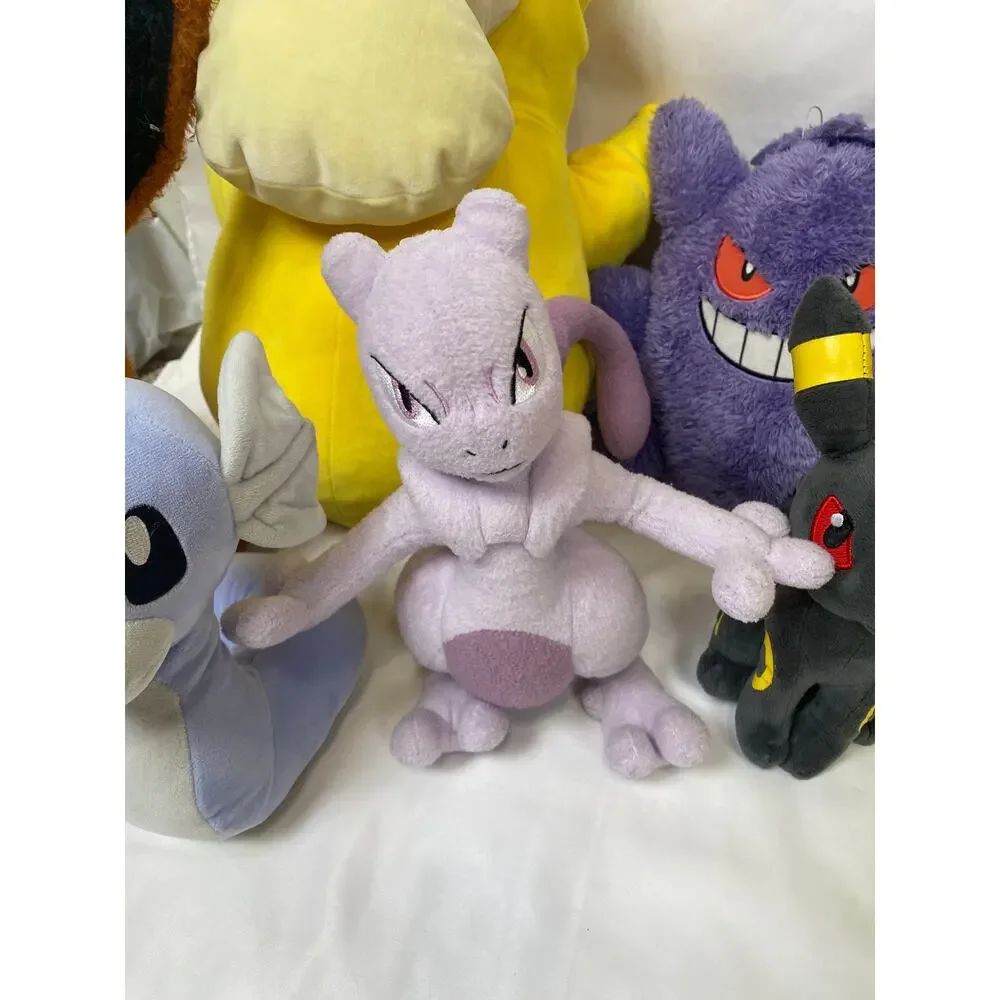 Pokémon Plushie Lot of 9 Bandai, Pokemon, Pikachu, Psyduck, etc